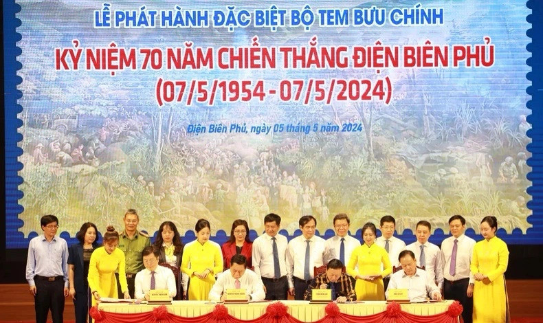 Phát hành ﻿bộ tem Kỷ niệm 70 năm Chiến thắng Điện Biên Phủ