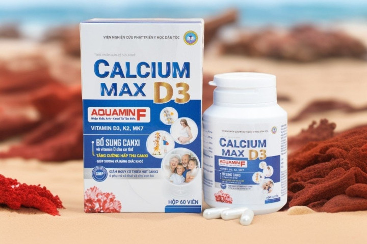 CALCIUM MAX D3 - Nguồn canxi hữu cơ tinh túy từ đại dương
