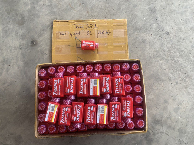 An Giang phát hiện xe ô tô tải vận chuyển số lượng lớn thuốc, thực phẩm chức năng nhập lậu