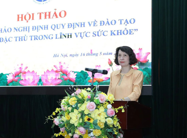 Bộ Y tế tổ chức hội thảo góp ý dự thảo "Nghị định quy định về đào tạo chuyên sâu đặc thù trong lĩnh vực sức khoẻ"
