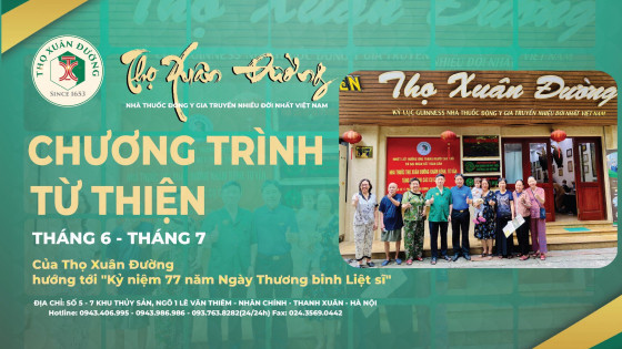 Thọ Xuân Đường tổ chức Chương trình từ thiện khám và phát thuốc miễn phí hướng tới "Kỷ niệm 77 năm Ngày thương binh liệt sĩ"