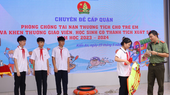 Quận Kiến An, Hải Phòng tích cực, chủ động phòng, chống đuối nước cho học sinh trước dịp nghỉ hè, năm học 2023 - 2024