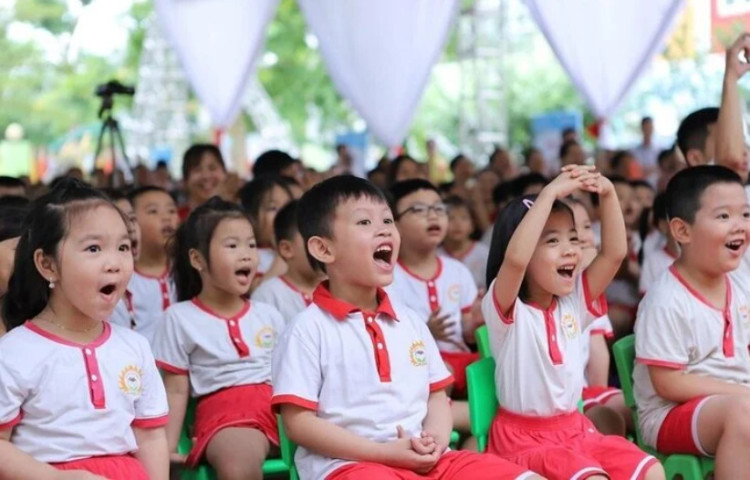 Trẻ em mầm non 5 tuổi được miễn học phí từ ngày 1/9