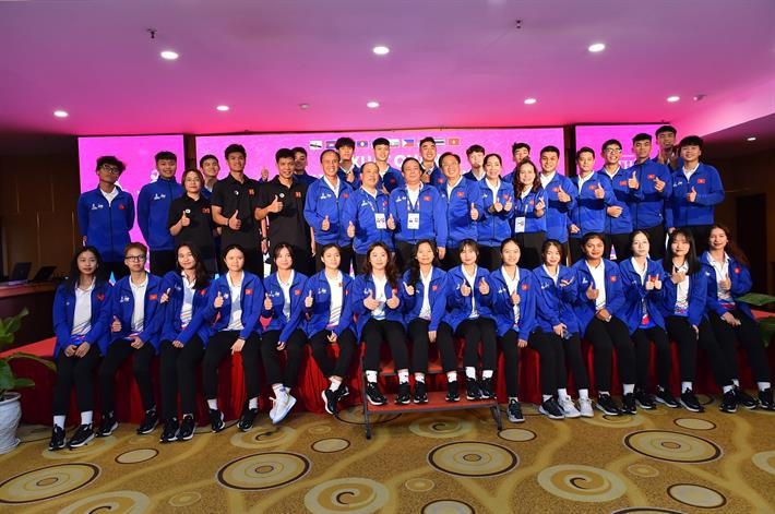Đoàn thể thao học sinh Việt Nam xuất quân tham dự ASEAN Schools Games 13
