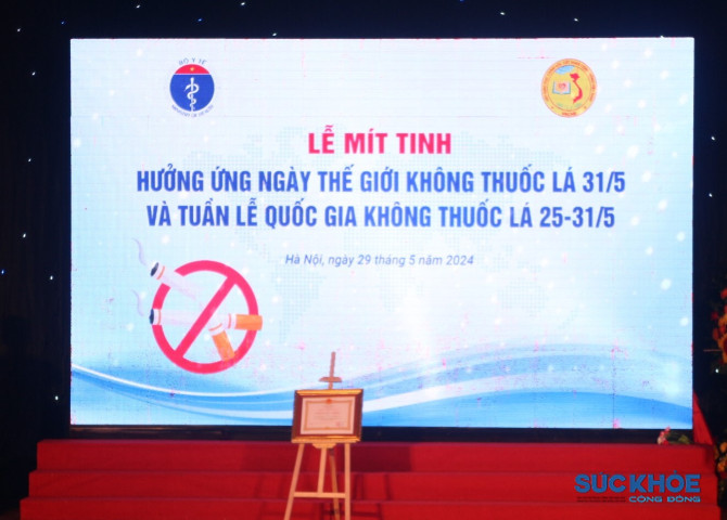 Ngày Thế giới không thuốc lá 31/5/2024 và Tuần lễ Quốc gia không thuốc lá 25 - 31/5/2024