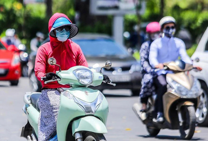 Dự báo nắng nóng ở khu vực trung du, đồng bắc Bắc Bộ và Trung Bộ