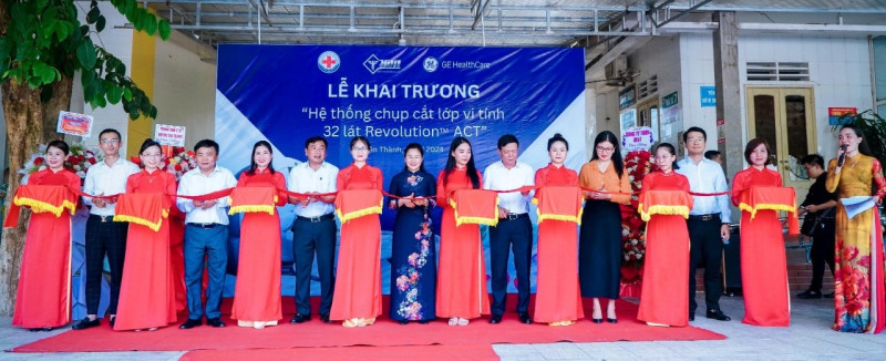 Nghệ An: Bệnh viện Đa khoa Yên Thành tổ chức lễ khai trương “Hệ thống chụp cắt lớp vi tính 32 lát Revolution ACT”