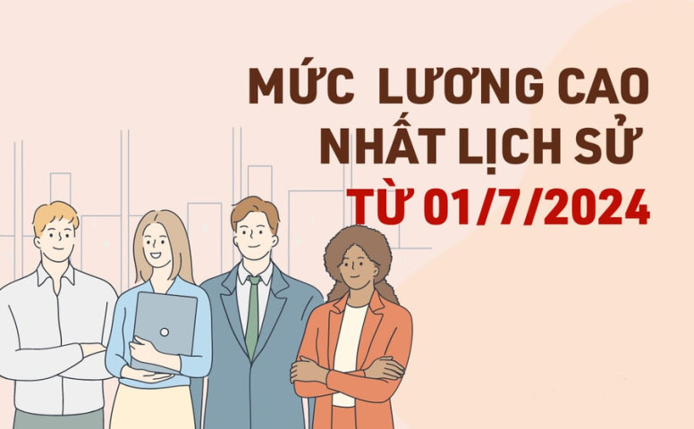Mức lương cơ sở điều chỉnh từ 1,8 triệu lên 2,34 triệu đồng/tháng từ ngày 1/7/2024
