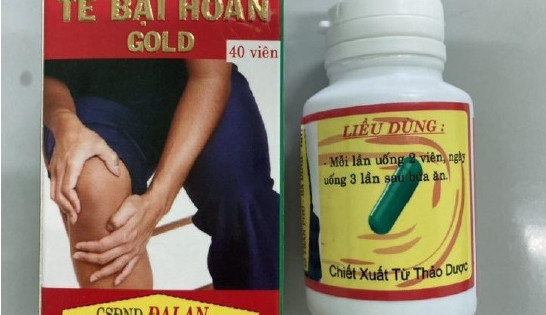 Bộ Y tế thông báo thuốc điều trị bệnh khớp có tên "Viên hoàn cứng nhức khớp tê bại hoàn Gold" là thuốc giả