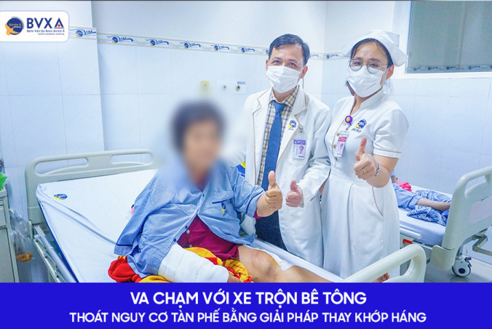 Long An: Phẫu thuật và điều trị thành công cho 1 trường hợp gãy kín đầu dưới xương đùi trái do tai nạn giao thông