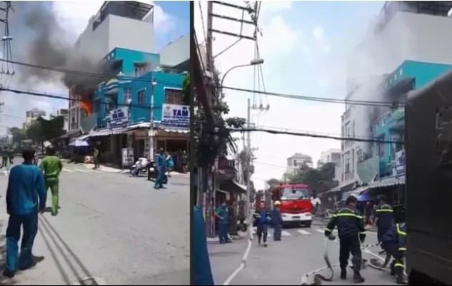 TP. Hồ Chí Minh: Cứu kịp thời cụ bà 79 tuổi khỏi đám cháy căn nhà 3 tầng