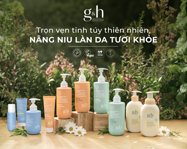 Amway Việt Nam ra mắt dòng sản phẩm chăm sóc cơ thể g&amp;h mới