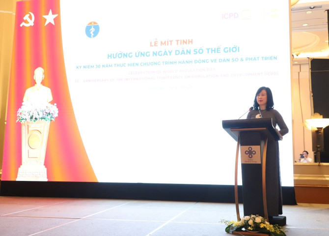 Lễ Kỷ niệm 30 năm thực hiện Chương trình Hành động về Dân số và Phát triển và mít tinh kỷ niệm Ngày Dân số thế giới 11/7 năm 2024