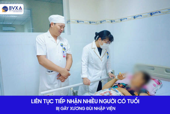 Long An: Điều trị cho nhiều bệnh nhân lớn tuổi bị gãy xương đùi