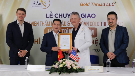 Bệnh viện Thẩm mỹ Á Âu - 12 năm độc quyền liệu pháp trẻ hóa căng da chỉ vàng 24K tại Việt Nam