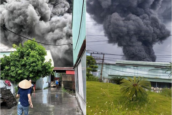 Thái Bình: Công ty chuyên sản xuất bật lửa gas cháy lớn, 12 công nhân bị bỏng