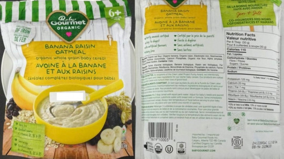 Baby Gourmet Foods thu hồi ngũ cốc hữu cơ cho trẻ em vì nguy cơ nhiễm khuẩn