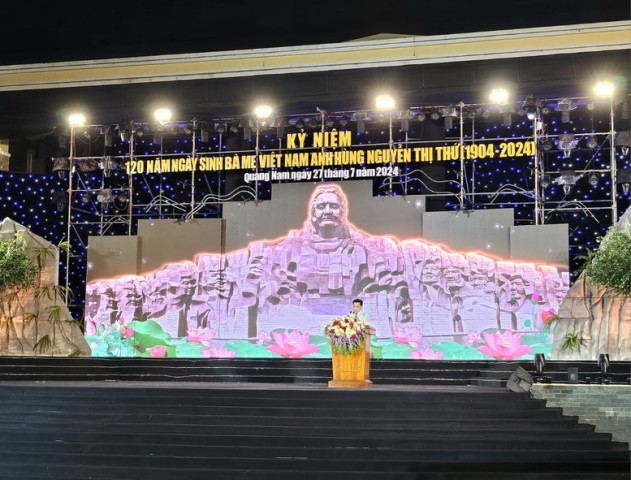 Lễ kỷ niệm 120 năm Ngày sinh Mẹ Việt Nam Anh hùng Nguyễn Thị Thứ (1904 - 2024)