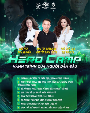 Độc đáo những điểm nổi bật tại khóa huấn luyện đặc biệt Hero Camp - Hành trình của người dẫn đầu