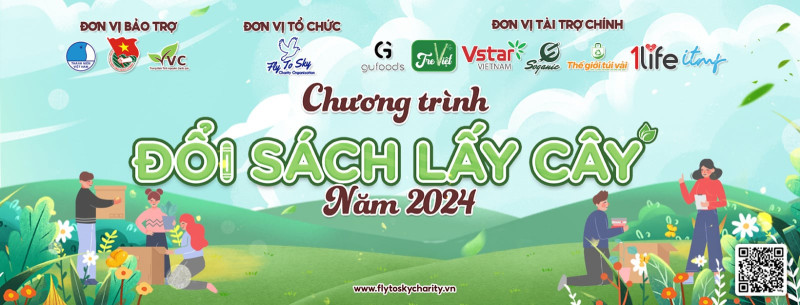 Chương trình "Đổi sách lấy cây" năm 2024: Nâng cao ý thức sống xanh và lan tỏa ý nghĩa chung tay vì cộng đồng