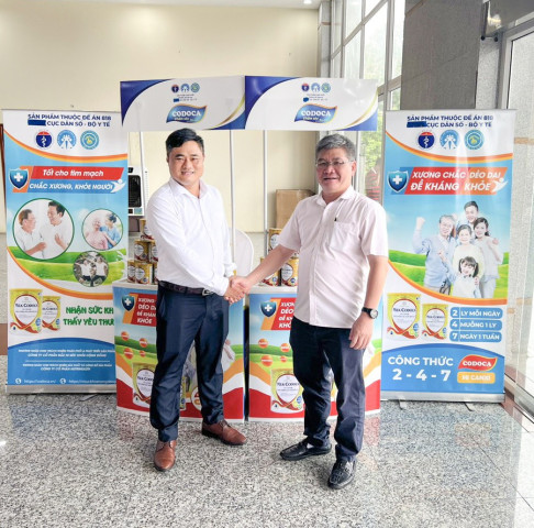 Hưng Yên: Milk Codoca Hi Canxi tham gia và trưng bày gian hàng tại Hội thảo chuyên đề công tác dân số 2024