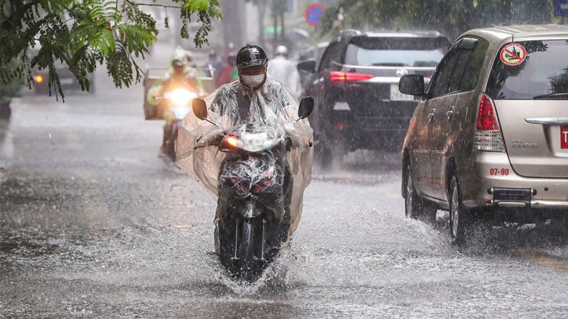 Dự báo thời tiết ngày 12/8: Khu vực Bắc Bộ có mưa vừa, mưa to và dông
