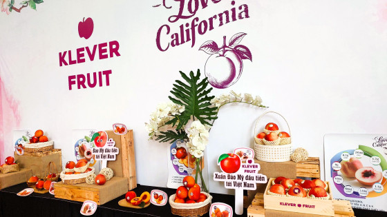 Klever Fruit chào đón những trái đào và xuân đào Mỹ đầu tiên đến Việt Nam