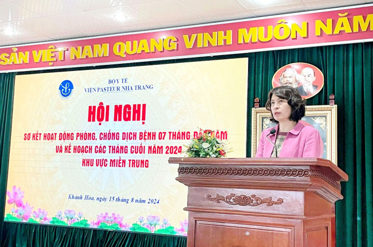 Hội nghị Sơ kết hoạt động phòng, chống dịch bệnh 7 tháng năm 2024 và triển khai các nhiệm vụ, kế hoạch những tháng cuối năm khu vực miền Trung
