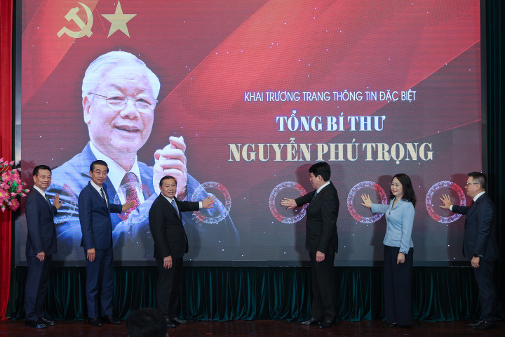 Khai trương Trang thông tin đặc biệt "Tổng Bí thư Nguyễn Phú Trọng - Nhà lãnh đạo có tâm, có tầm của Đảng"
