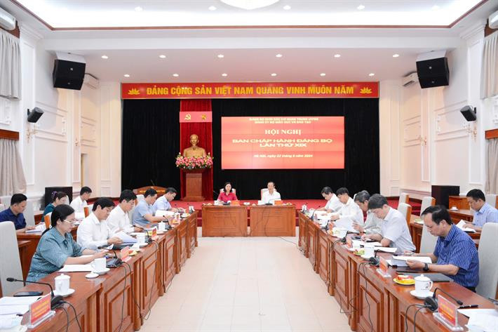 Hội nghị Ban Chấp hành Đảng bộ Bộ Giáo dục và Đào tạo lần thứ XIX