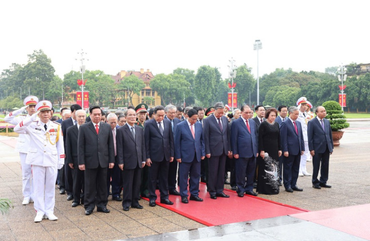 Lãnh đạo Đảng, Nhà nước vào Lăng viếng Chủ tịch Hồ Chí Minh nhân dịp 79 năm Quốc khánh 2/9