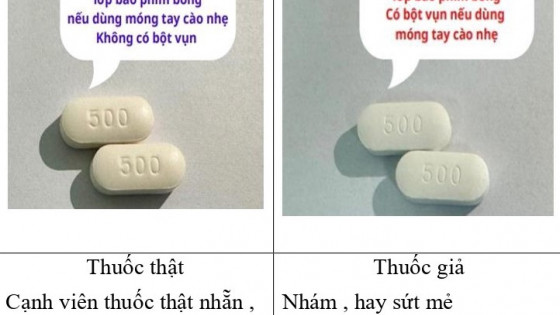 Bộ Y tế cảnh báo thuốc giả Cefuroxim 500mg