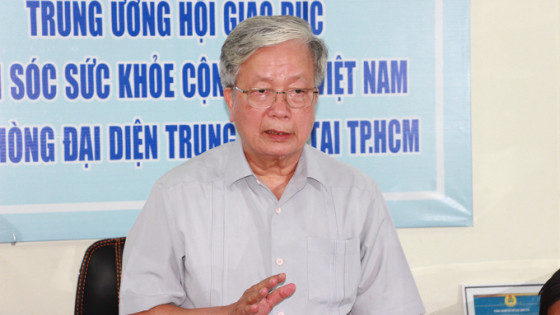 Chủ tịch Hội Giáo dục chăm sóc sức khỏe cộng đồng Việt Nam thăm và làm việc với Văn phòng đại diện Hội tại TP. Hồ Chí Minh