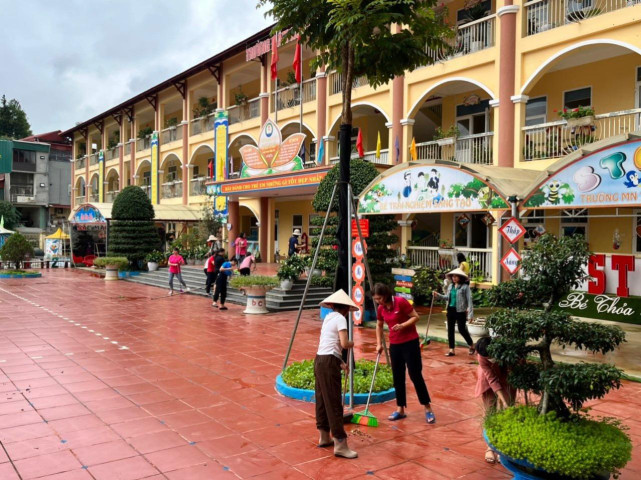 Lào Cai: Học sinh nghỉ học từ ngày 9/9 để tránh bão số 3