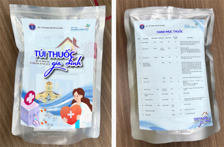TP. Hồ Chí Minh gửi 30.000 “Túi thuốc gia đình” hỗ trợ đồng bào chịu ảnh hưởng do bão số 3