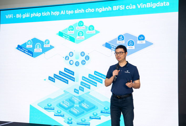 VinBigdata ra mắt ViFi - giải pháp AI tạo sinh toàn diện cho ngành Tài chính - Ngân hàng - Bảo hiểm