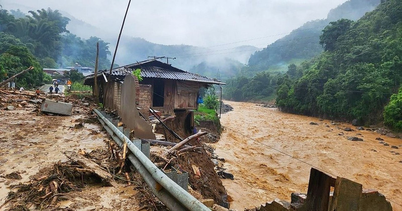 Lai Châu: Ứng phó, khắc phục hậu quả lũ quét, sạt lở đất do ảnh hưởng của hoàn lưu cơn bão số 3