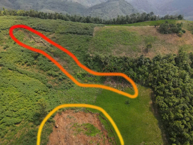 Lào Cai: Cảnh báo sạt lở lớn khu vực thác bản Chùn, xã Bảo Hà