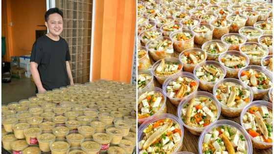 Những suất ăn chay chứa đựng ân tình