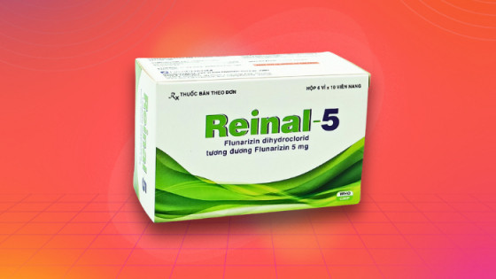 Thu hồi thuốc Viên nang cứng Reinal-5 (Flunarizin 5mg) vi phạm mức độ 2