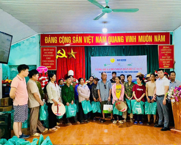 NutriHealth – Sứ mệnh cộng đồng, chung tay hỗ trợ bà con sau bão Yagi