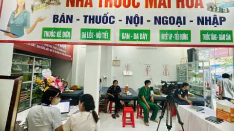 Thanh Hóa: Khám chữa bệnh "trá hình", Nhà thuốc Mai Hoa bị xử phạt 45 triệu đồng