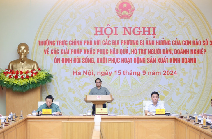 Kết luận của Thường trực Chính phủ tại Hội nghị sơ kết, đánh giá, rút kinh nghiệm về công tác phòng, chống, khắc phục hậu quả bão số 3