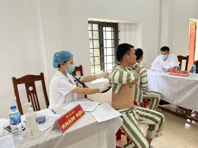 Quy định các chế độ ăn, mặc, chăm sóc y tế đối với phạm nhân