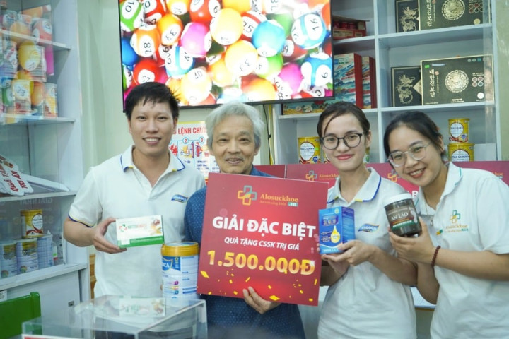 Ngày hội “bốc thăm trúng thưởng” tri ân khách hàng tại hệ thống siêu thị Alosuckhoe.vn