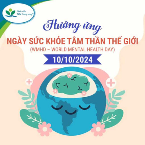 Ngày Sức khỏe tâm thần thế giới 10/10/2024: "Ưu tiên sức khỏe tâm thần tại nơi làm việc"