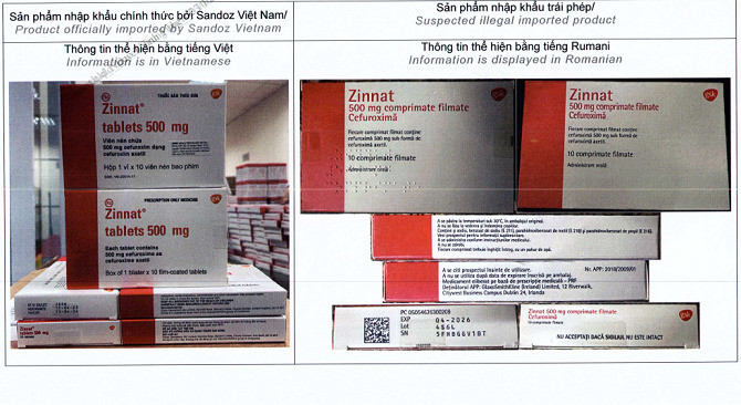 Sở Y tế Hà Nội cảnh báo thuốc Zinnat tablets 500mg nghi ngờ không rõ nguồn gốc xuất xứ