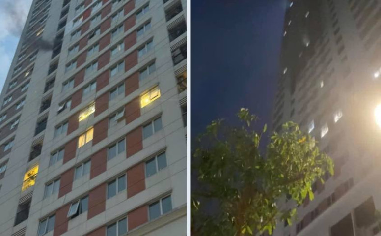 Hà Nội: Xảy ra vụ cháy tại tầng cao chung cư Euro Window River Park
