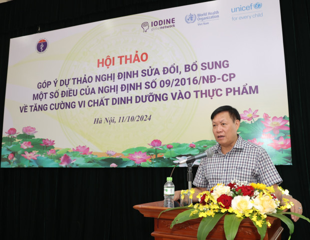 Bộ Y tế tổ chức hội thảo góp ý về tăng cường vi chất dinh dưỡng vào thực phẩm