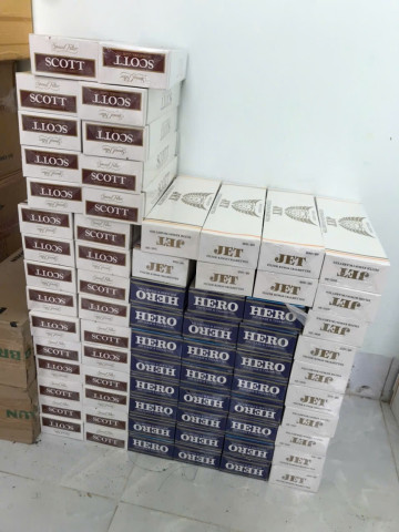 Đồng Tháp: Tiếp tục phát hiện, tạm giữ 1.400 bao thuốc lá điếu nhập lậu